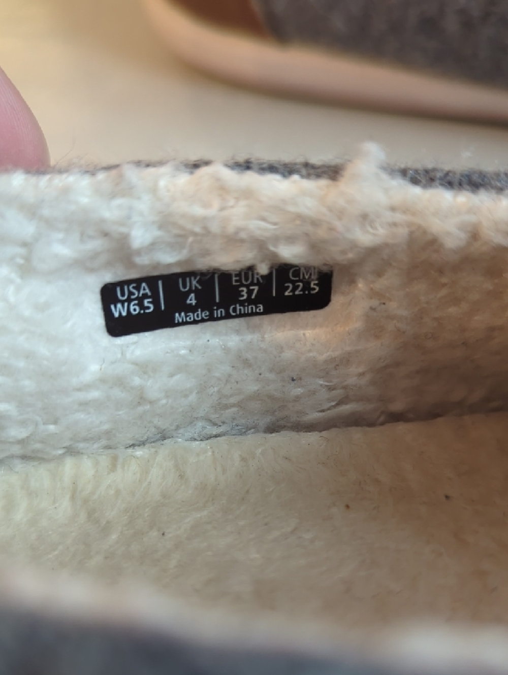 Spenco Hearthside Slide Gray Wool size 6.5 - Picture 3 of 7